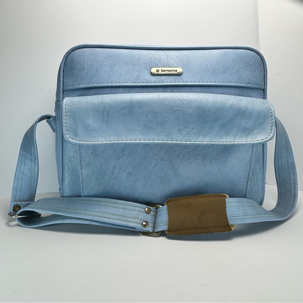 Samsonite Cordoba Vintage Blue Crossbody Bag - Picture 4 of 16